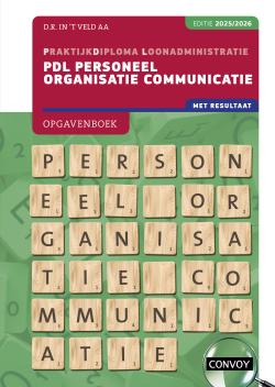 PDL Personeel Organisatie Communicatie 2025/2026 Opgavenboek