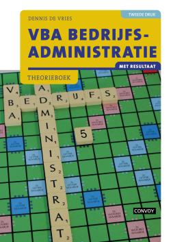 VBA Bedrijfsadministratie met Resultaat - Theorieboek - 2e druk